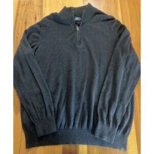 Eddie Bauer 1/4 Zip Sweater. Long Sleeve. Cotton Cashmere. TXL.